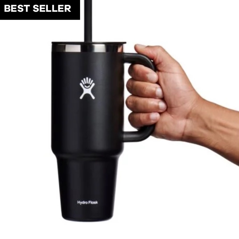 NEW HydroFlask All Around Tumbler Black 40oz - Picture 4 of 5